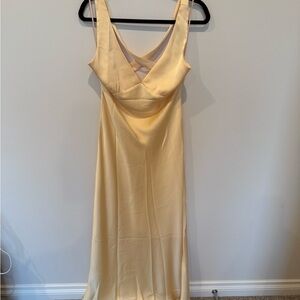 Showpo Elegant Yellow Sleeveless Dress